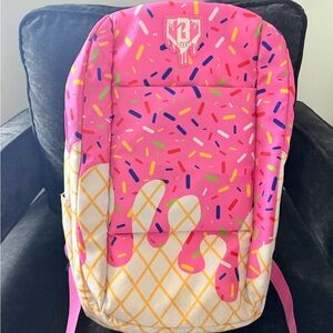 Baseball Lifestyle 101 Ice Cream Cotton Candy Backpack Pink